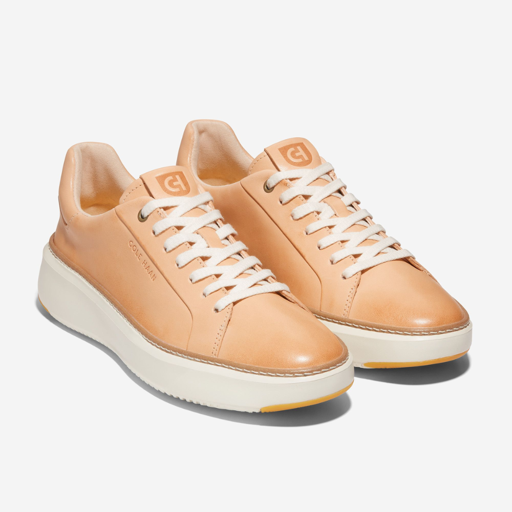 Ανδρικά GrandPrø Topspin Sneaker Barley Beige Vachetta-Ivory (C37012W) - Cole Haan