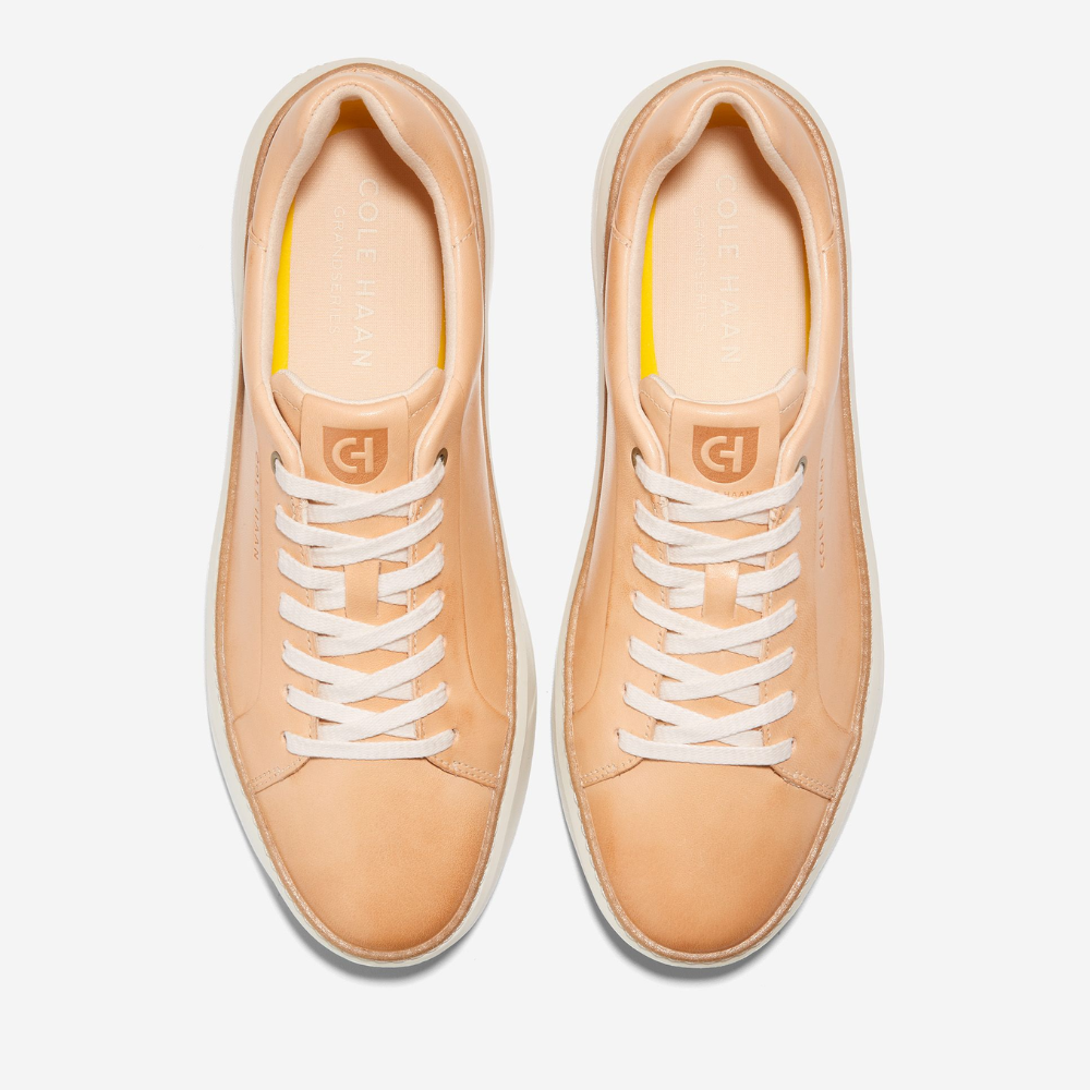 Ανδρικά GrandPrø Topspin Sneaker Barley Beige Vachetta-Ivory (C37012W) - Cole Haan