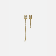 Σκουλαρίκια Studs Bala Rectangle Etoilee Earrings |AEC Paris