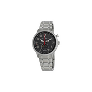 Αναλογικό Ρολόι με Ασημί Μπρασελέ LUCIEN PICCARD LΡ-40016-104- Ανδρικό