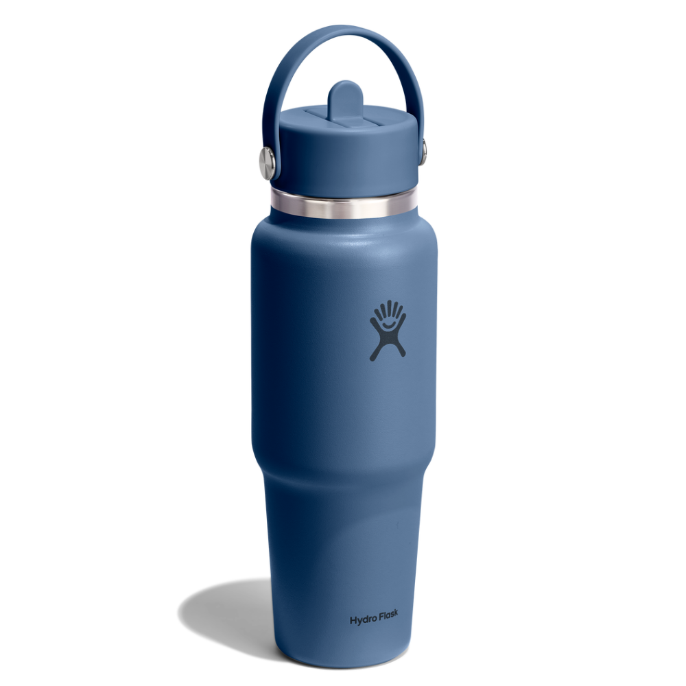 Hydro Flask Μπουκάλι Wide Mouth Flex Straw Travel 946 ml – Harbor Blue (WT32CFS384)