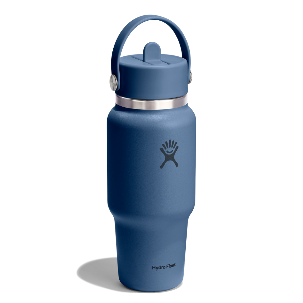 Hydro Flask Μπουκάλι Wide Mouth Flex Straw Travel 710 ml – Harbor Blue (WT24CFS384)