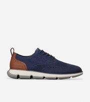 Ανδρικά 4.ZERØGRAND Stitchlite™ Oxford Shoes Blue Stitchlite™-Blue (C36418M) - Cole Haan