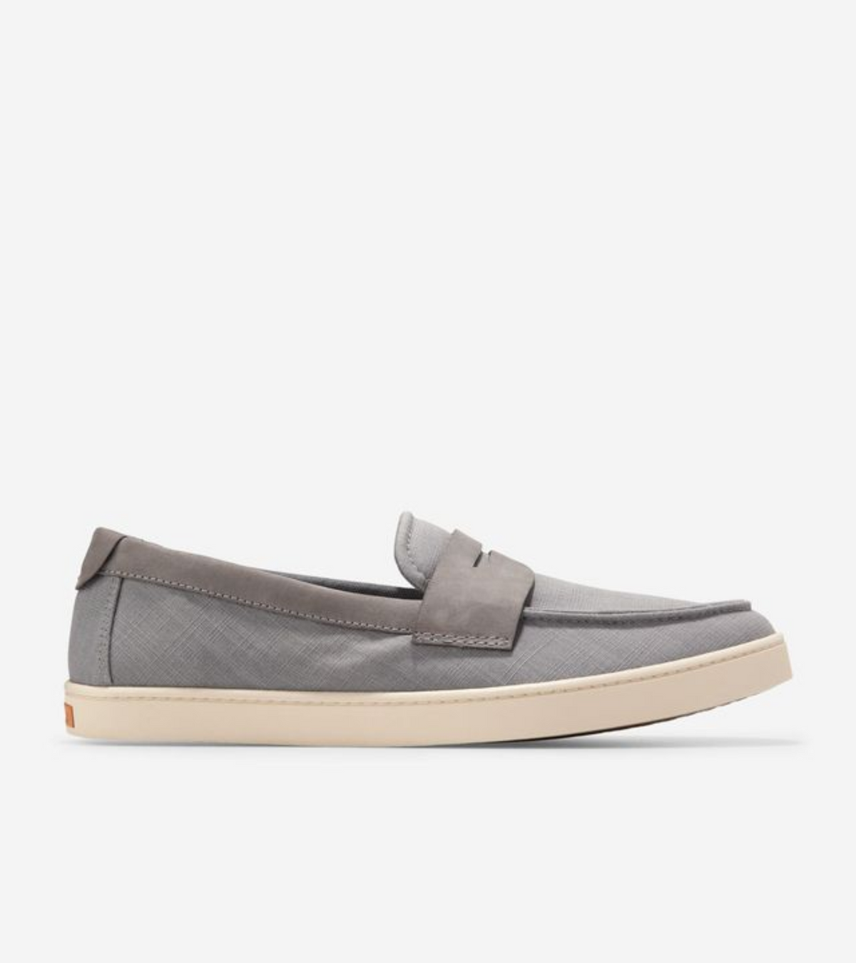 Ανδρικά Canvas Pinch Weekender Penny Loafers Titanium-Angora (C39015M) - Cole Haan
