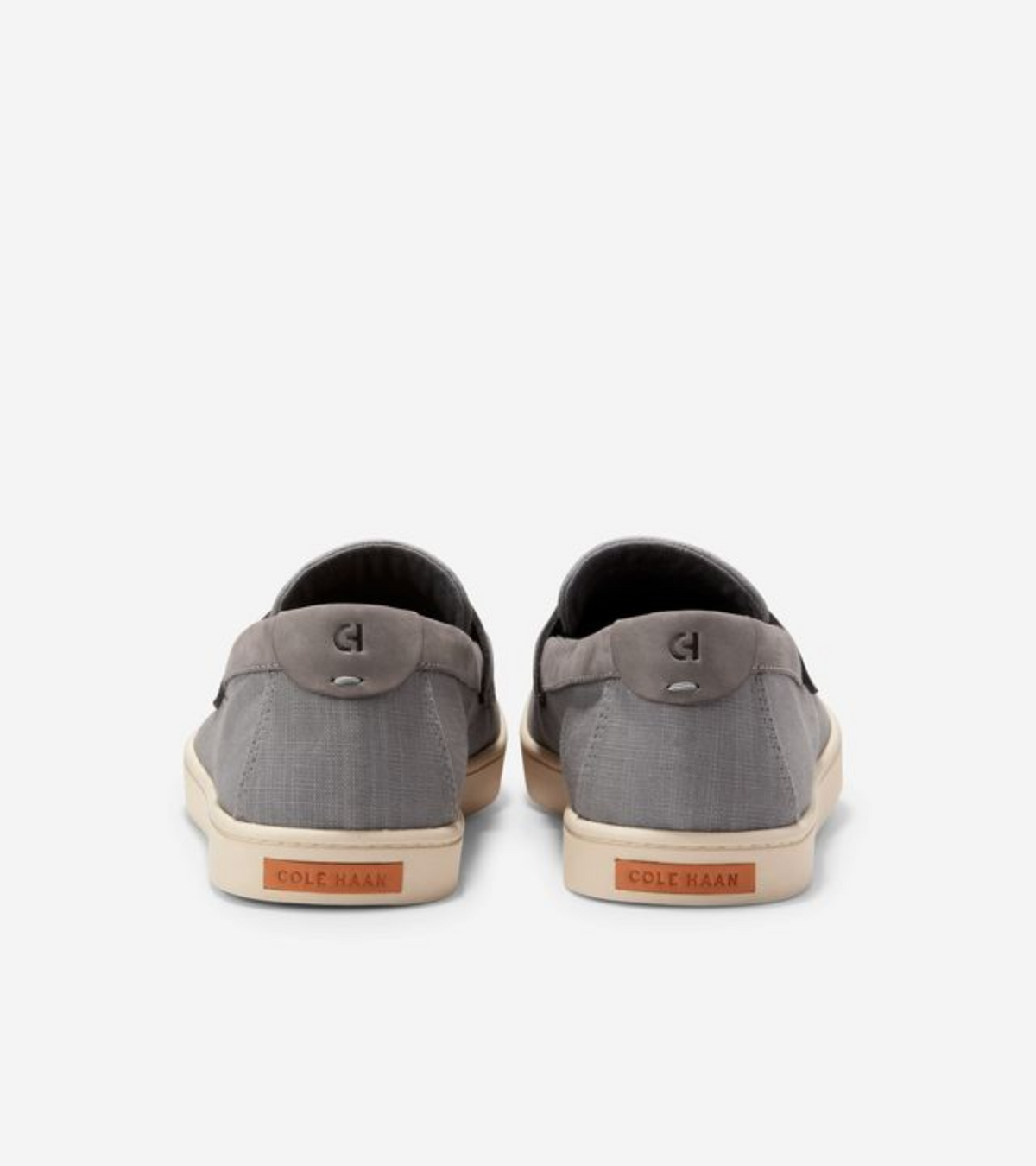 Ανδρικά Canvas Pinch Weekender Penny Loafers Titanium-Angora (C39015M) - Cole Haan