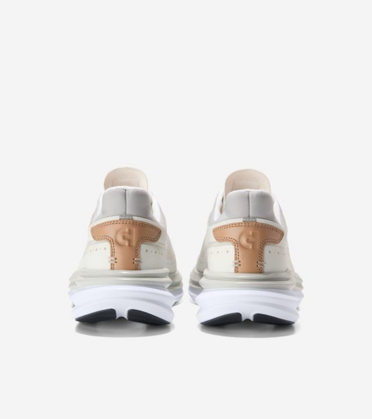 Ανδρικά OriginalGrand Quadstar Running Sneakers Optic White- Nimbus Cloud (C39632M) - Cole Haan