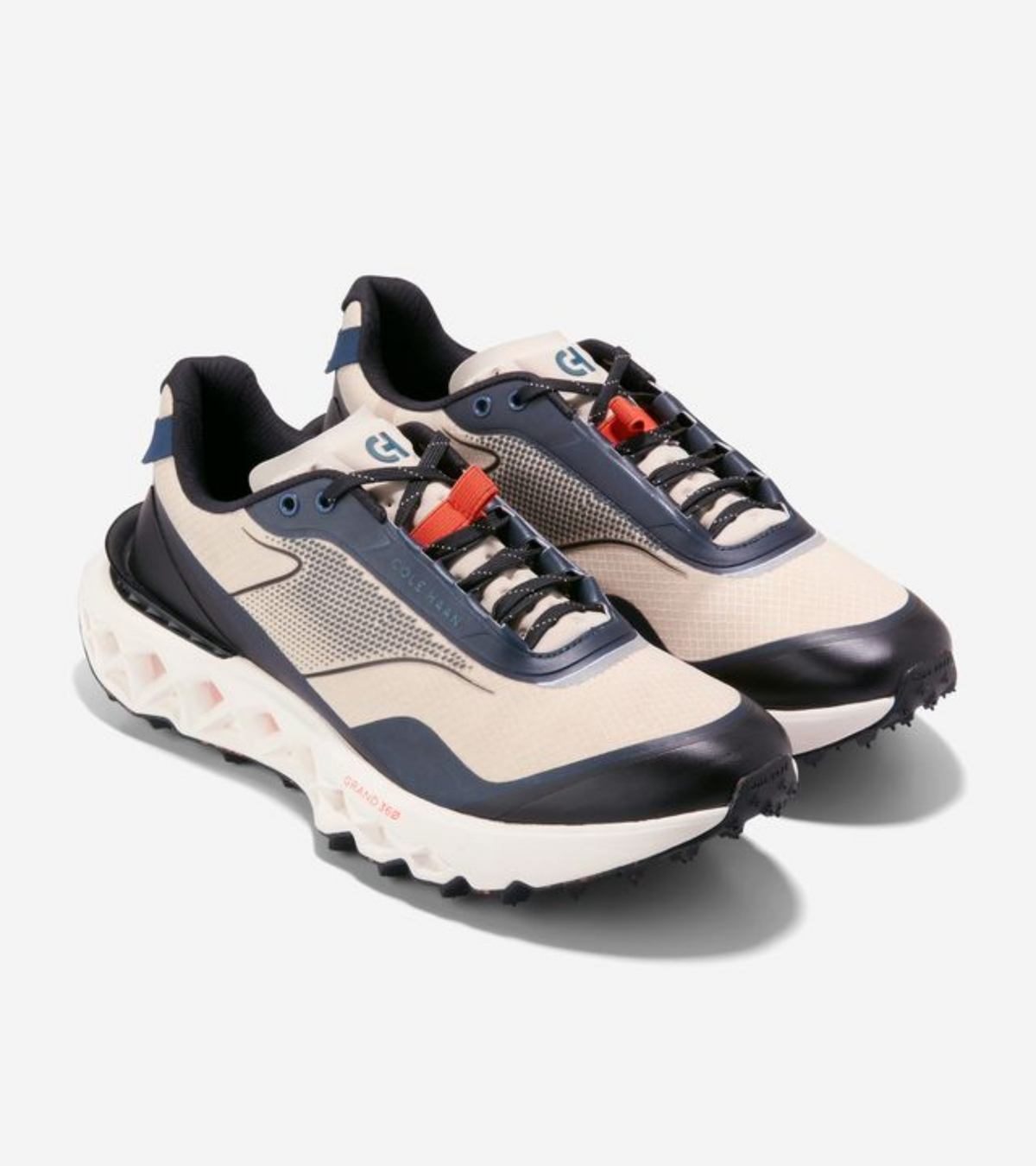 Ανδρικά 5.ZERØGRAND All-Terrain Running Shoes Oxford Tan-Tangerine Tango-Ivory (C40042M) - Cole Haan