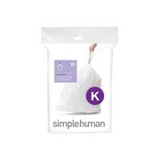 Σακούλες Κάδου Custom Fit Code K, Συσκευασία 20 Τεμ. - CW0171 Simplehuman