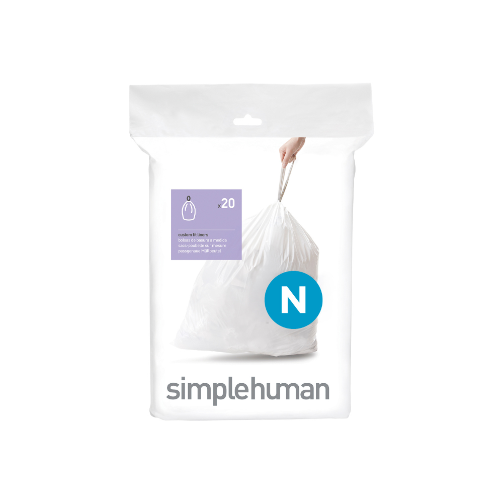 Σακούλες Κάδου Custom Fit Code N, Συσκευασία 20 Τεμ. - CW0174 Simplehuman