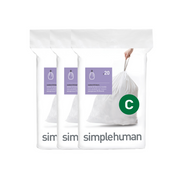 Σακούλες Κάδου Custom Fit Code C, 3×20 Τεμ. (60 Σακούλες) - CW0252 Simplehuman
