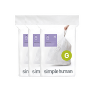 Σακούλες Κάδου Custom Fit Code G, 3×20 Τεμ. (60 Σακούλες) - CW0257 Simplehuman