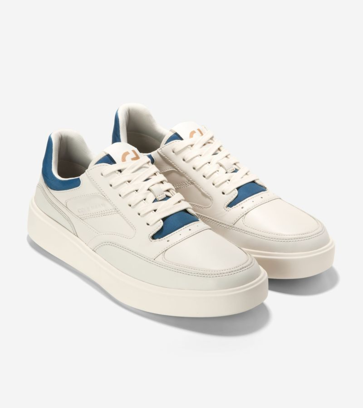 Ανδρικά Grand Crosscourt Traveler Sneakers Ivory-Dark Blue (C42231M) - Cole Haan