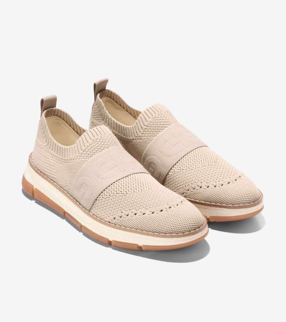 Γυναικεία ZERØGRAND Rella Stitchlite™ Slip-On Sneaker Rye Knit-Ivory (W32500B) - Cole Haan