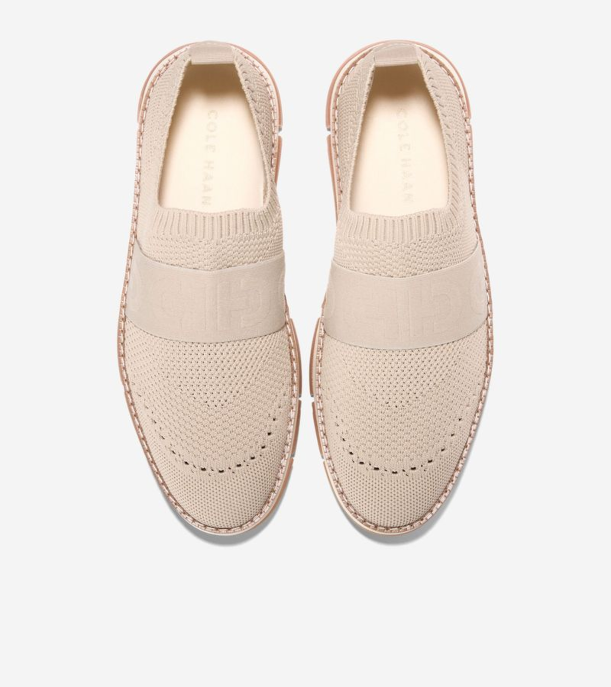 Γυναικεία ZERØGRAND Rella Stitchlite™ Slip-On Sneaker Rye Knit-Ivory (W32500B) - Cole Haan