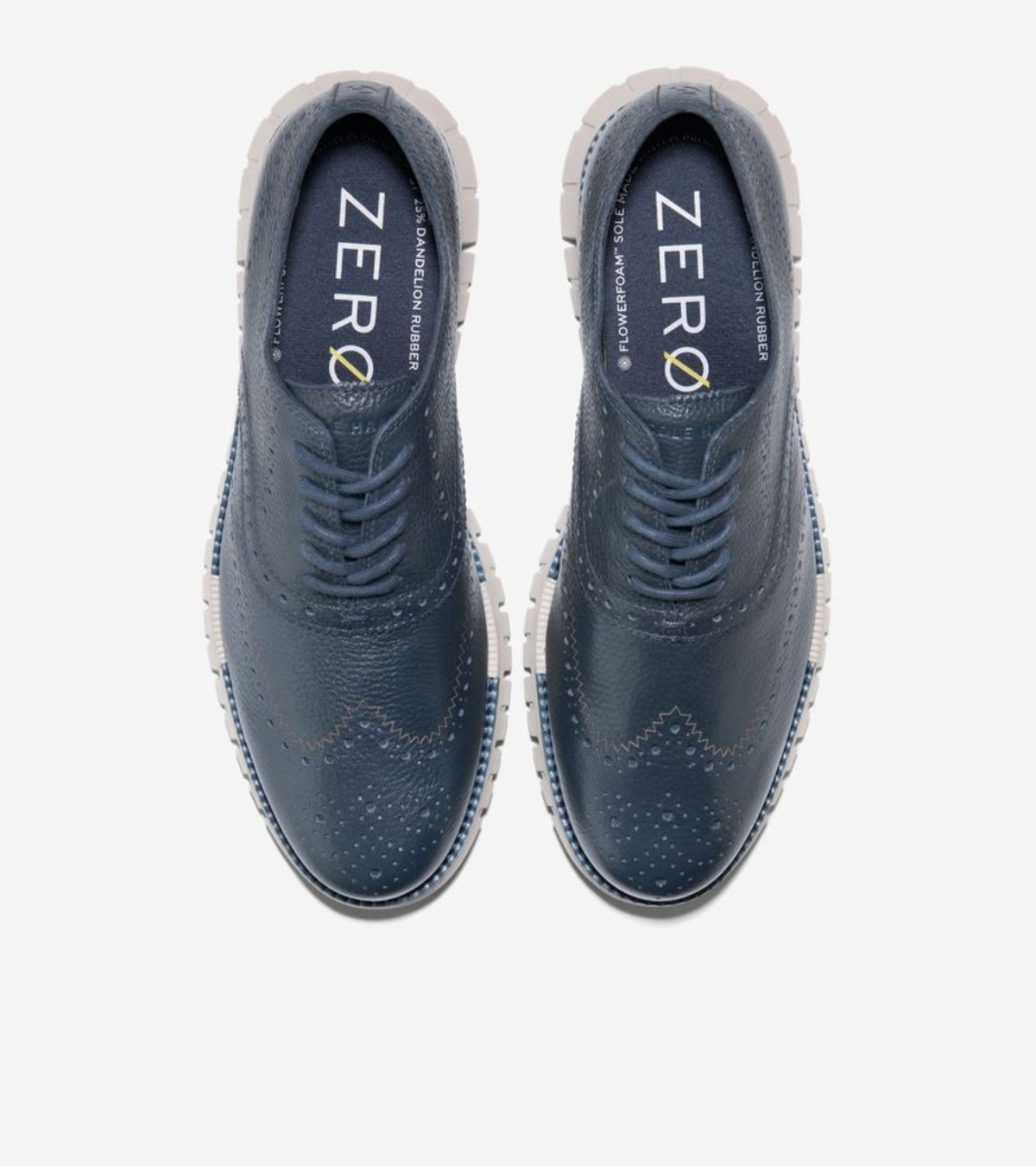 Ανδρικά ZERØGRAND Remastered Wingtip Oxfords Blueberry-Ensign Blue-Dove (C39994M) - Cole Haan