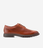 Ανδρικά GrandFlex Dress Laser Oxfords Mahogany (C40333M) - Cole Haan