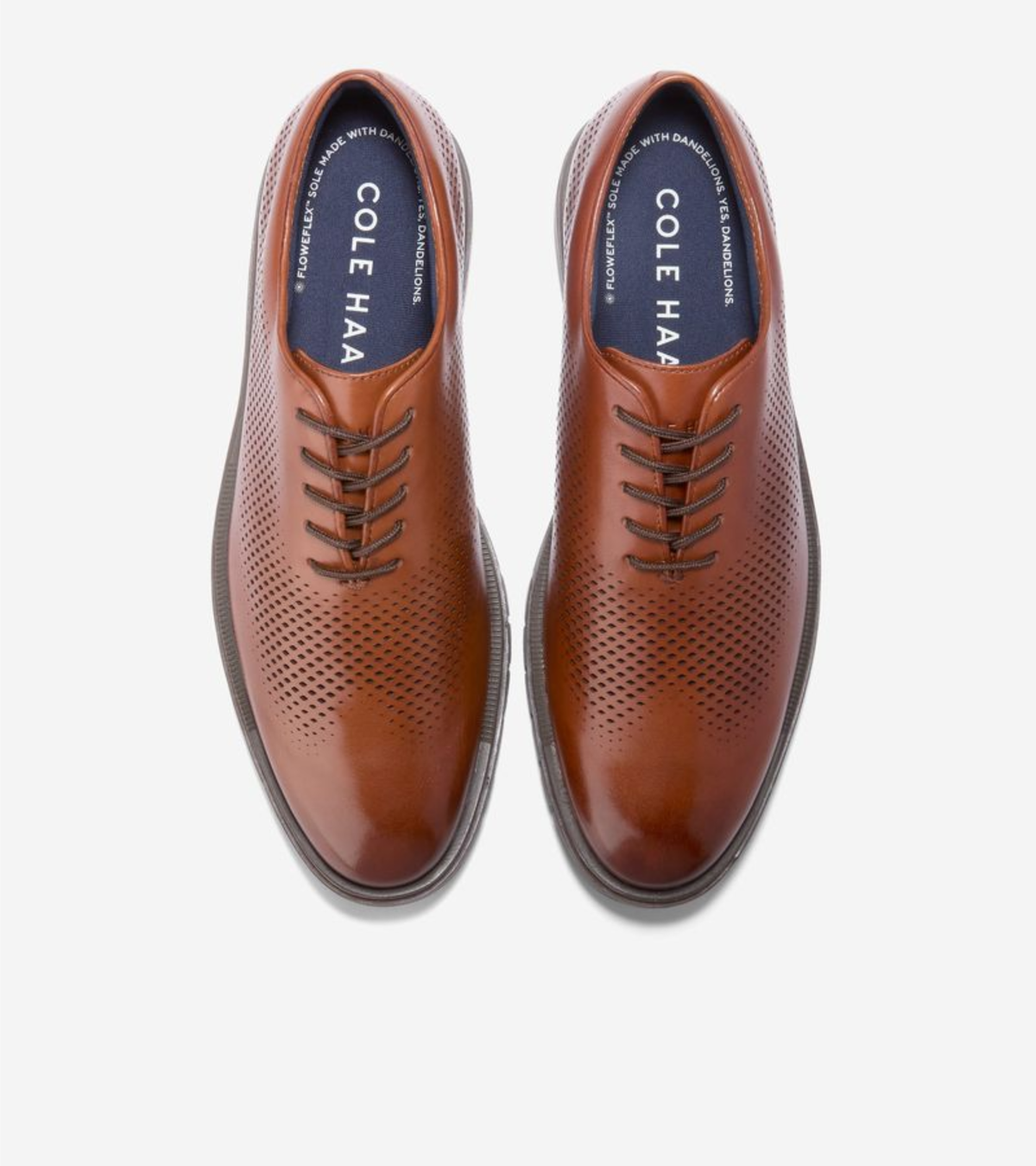 Ανδρικά GrandFlex Dress Laser Oxfords Mahogany (C40333M) - Cole Haan