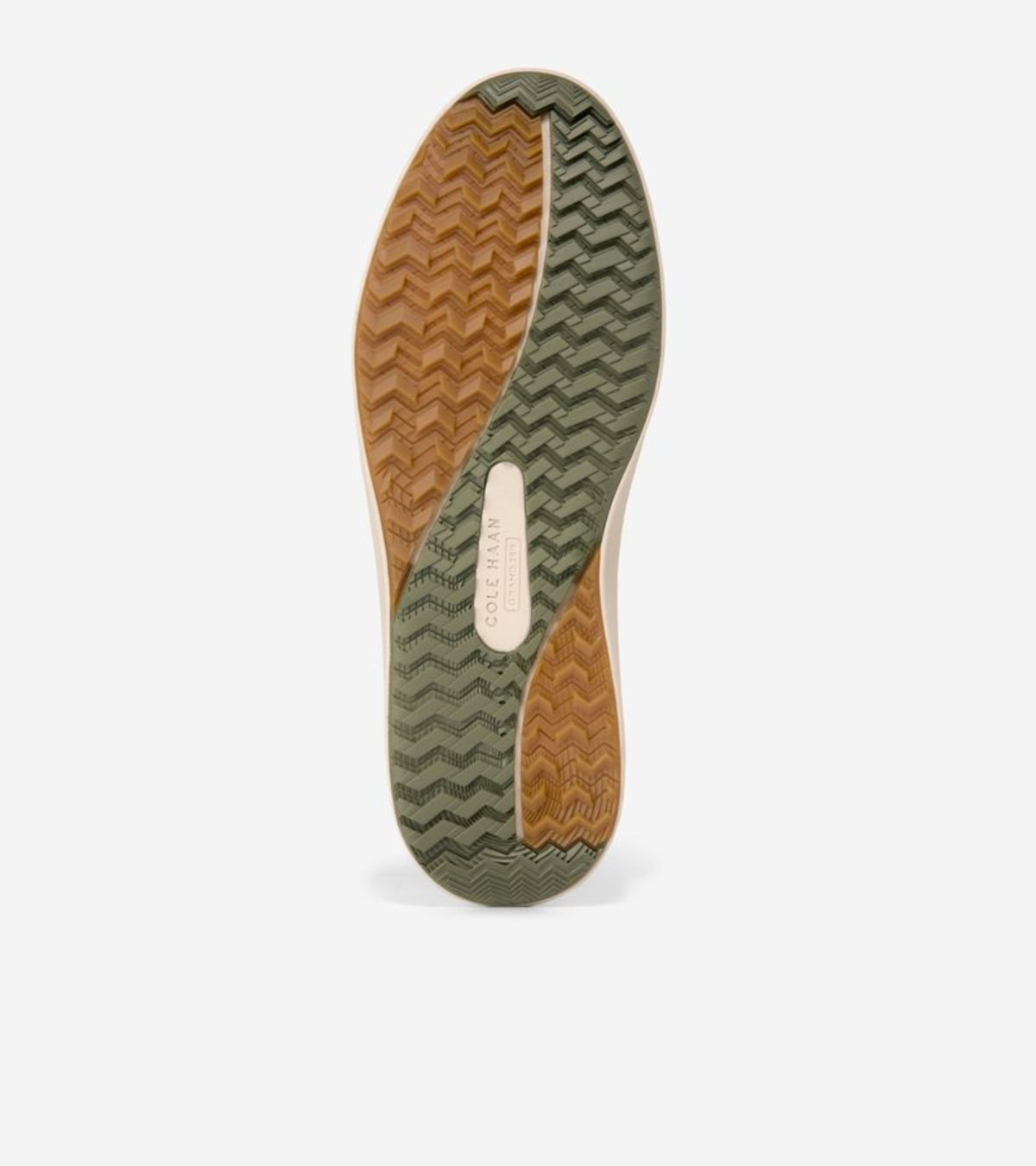 Ανδρικά GrandPrø Topspin Golf Sneaker White-Dusty Olive-Angora (C42386M) - Cole Haan