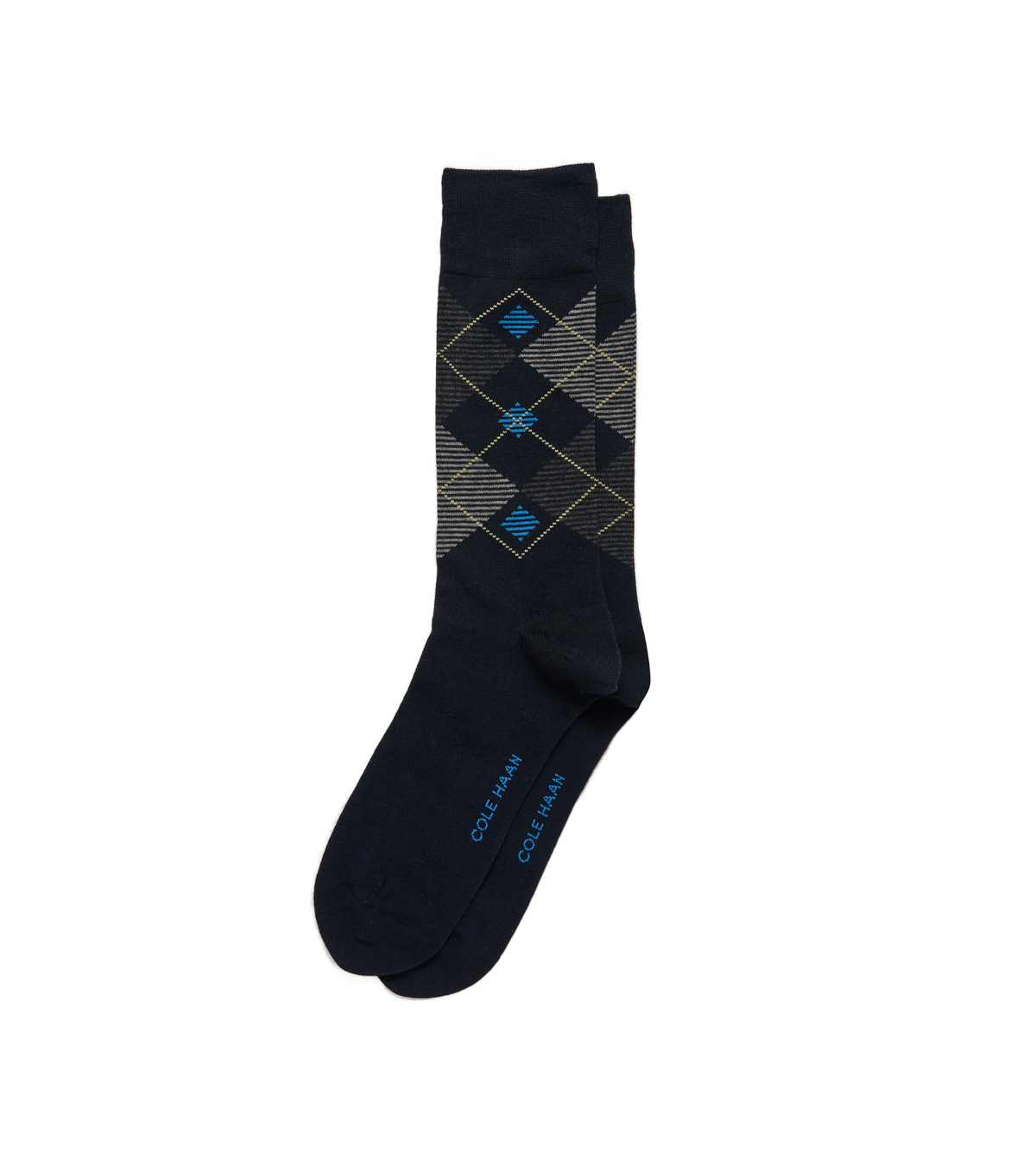 Ανδρικά Classic Dress Striped Diamond Crew Socks (CHM241DR03001) - Cole Haan