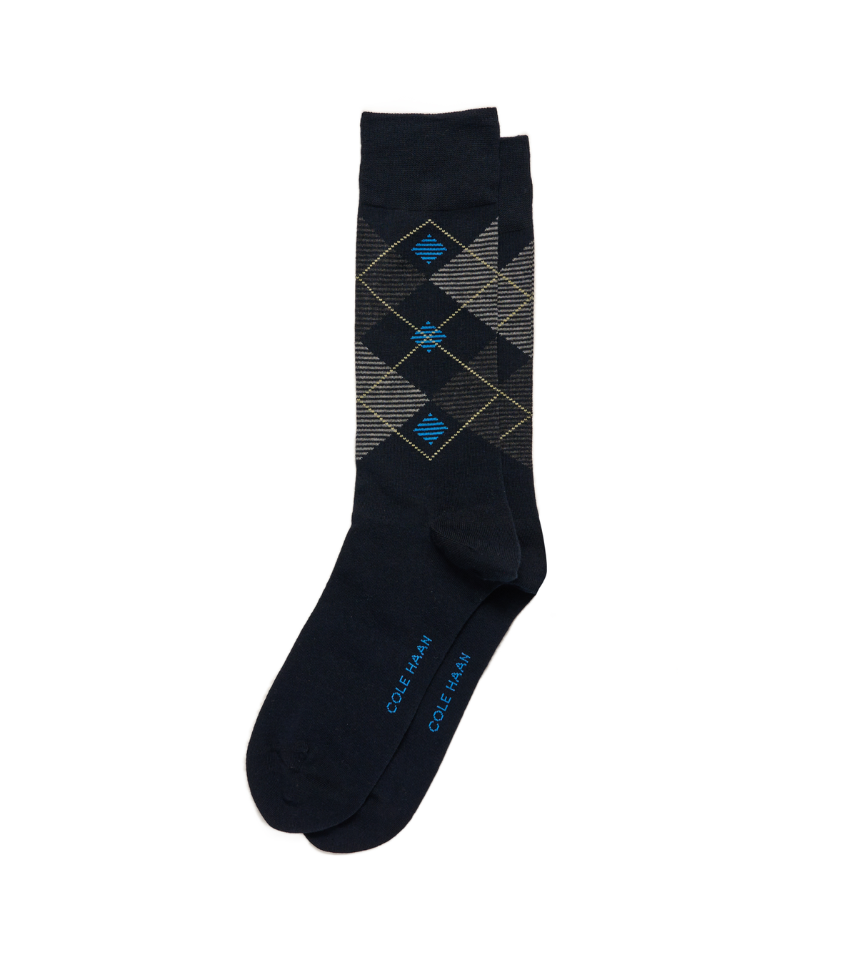 Ανδρικά Classic Dress Striped Diamond Crew Socks (CHM233DR03003) - Cole Haan