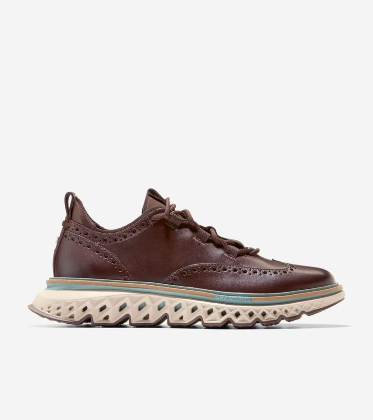 Ανδρικά 5.ZERØGRAND Wingtip Oxfords MADEIRA-TRELLIS-OXFORD TAN (C44315M) - Cole Haan