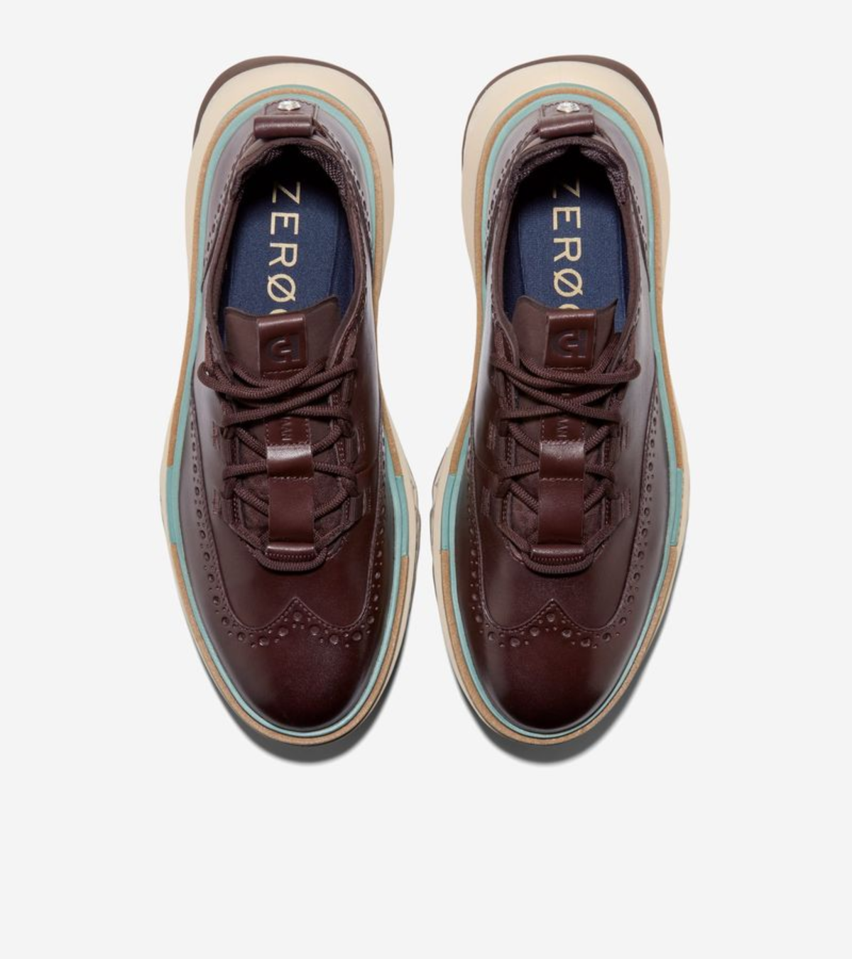Ανδρικά 5.ZERØGRAND Wingtip Oxfords MADEIRA-TRELLIS-OXFORD TAN (C44315M) - Cole Haan