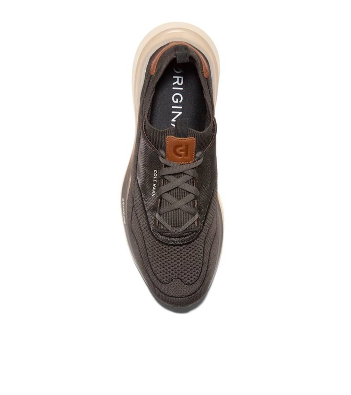 Ανδρικά ØriginalGrand Quadstar Stitchlite™ Sneakers Brown-British Tan-Ivory (C41295M) - Cole Haan