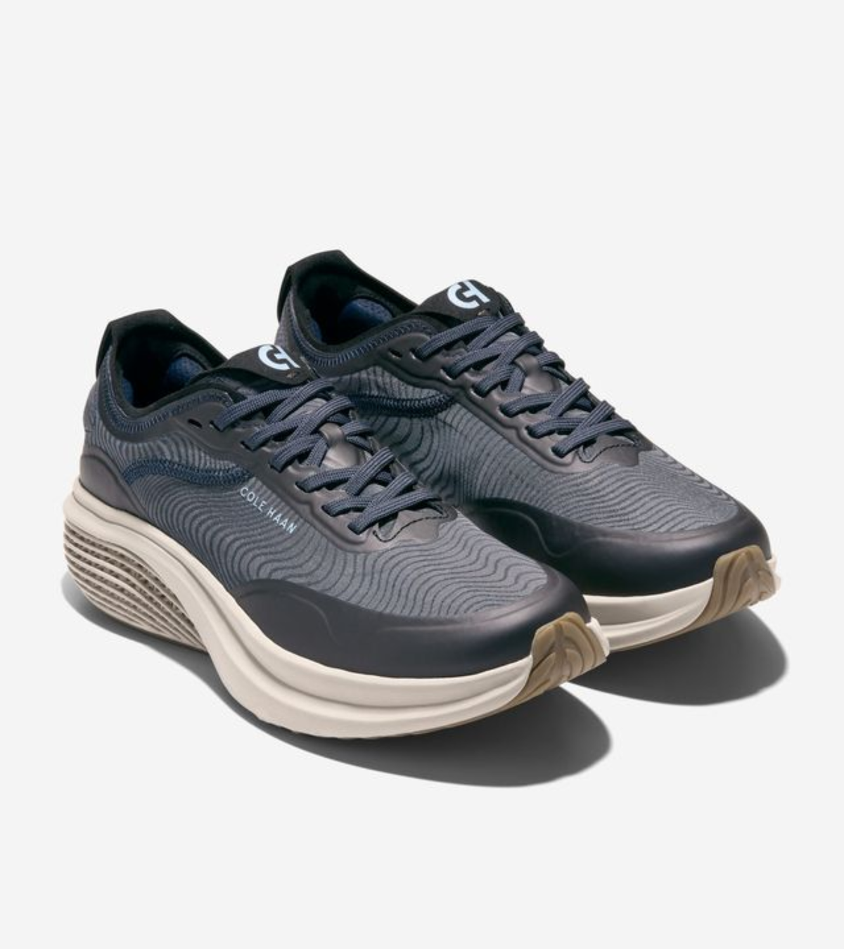 Ανδρικά ØriginalGrand SkyWeave™ Everarc Running Shoes BLACK / ULTIMATE GRAY / SILVER BIRCH (C44253W) - Cole Haan