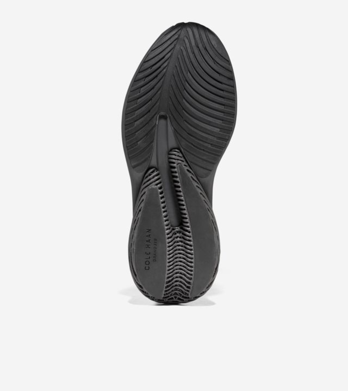 Ανδρικά ØriginalGrand SkyWeave™ Everarc Running Sneakers BLACK / GRAY PINSTRIPE (C44255W) - Cole Haan