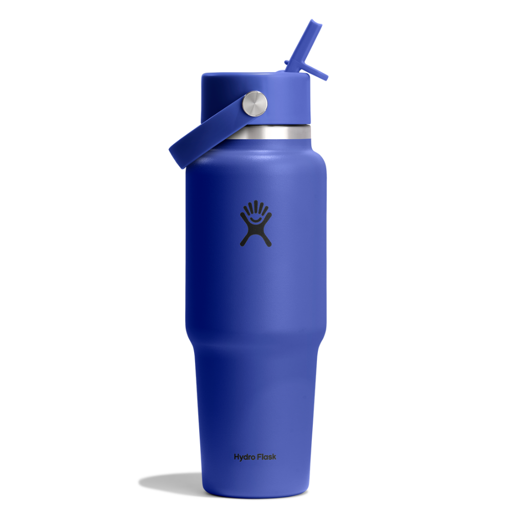 Hydro Flask Μπουκάλι Wide Mouth Flex Straw Travel 946 ml – Capri Blue (WT32CFS382)