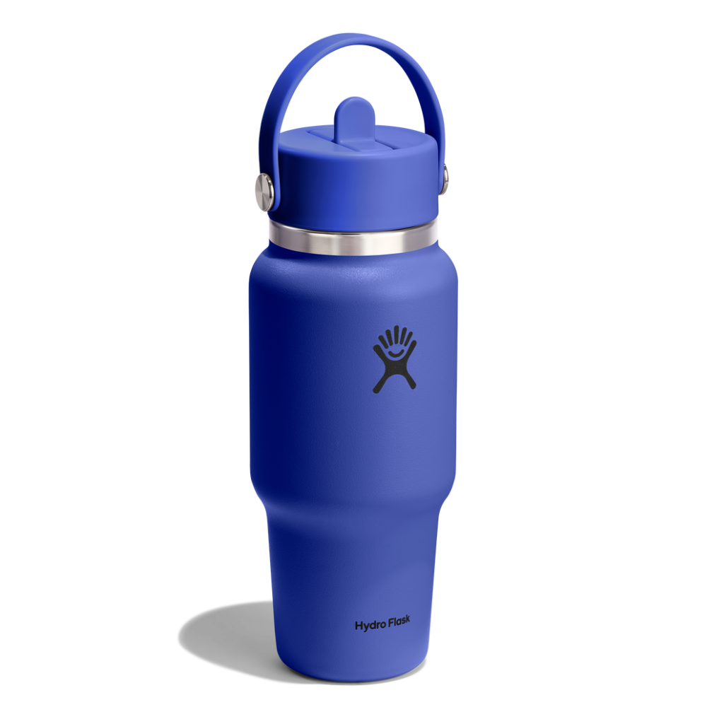 Hydro Flask Μπουκάλι Wide Mouth Flex Straw Travel 710 ml – Capri Blue (WT24CFS382)