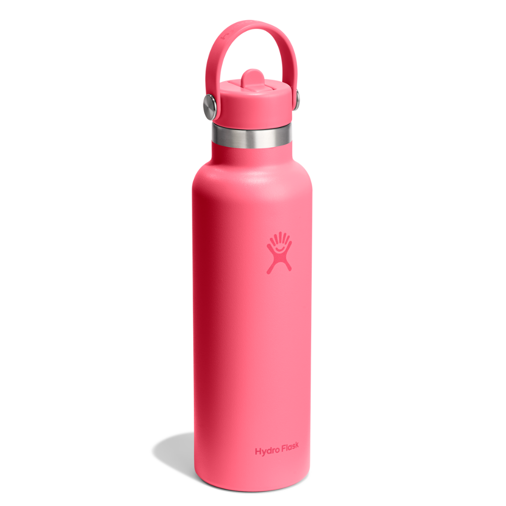 Hydro Flask Μπουκάλι Standard Mouth Flex Straw Cap 621 ml – Popstar Pink (S21CFS668)