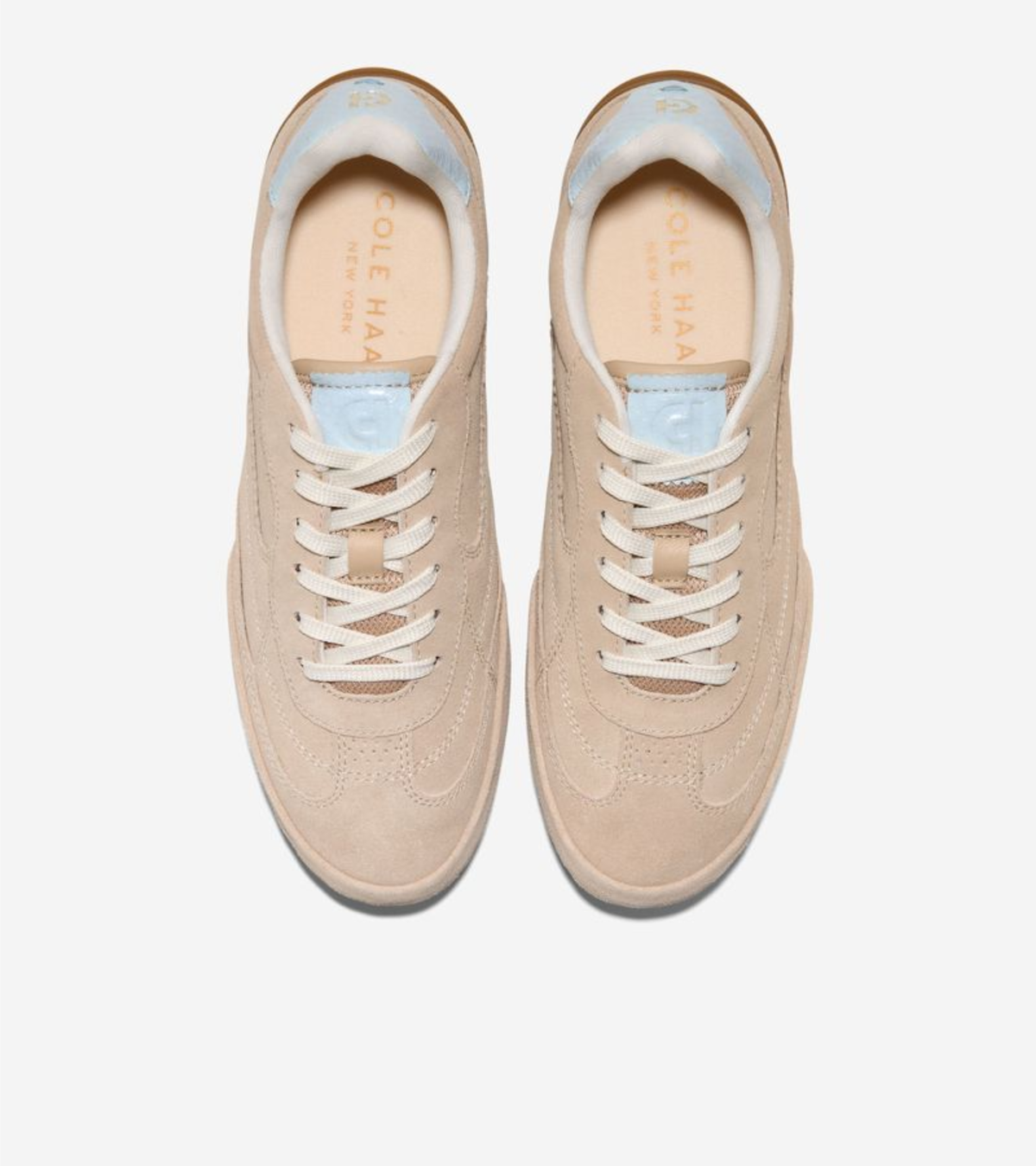Γυναικεία GRANDPRØ Turf 2.0 Sneakers Ch Oat Suede / Ballad Blue Snake Print Leather (W37831B) - Cole Haan