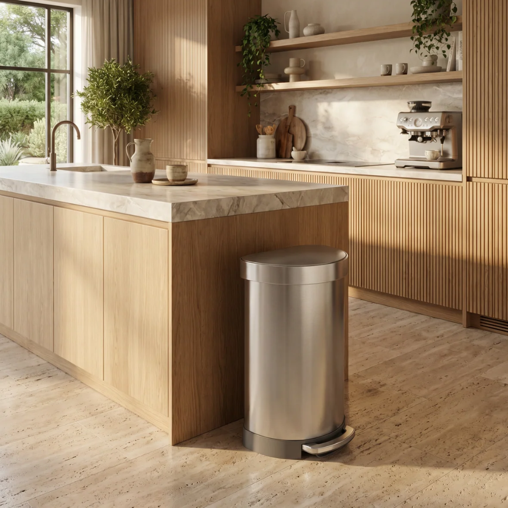 Simplehuman semi-round pedal bin 45L (CW2030)