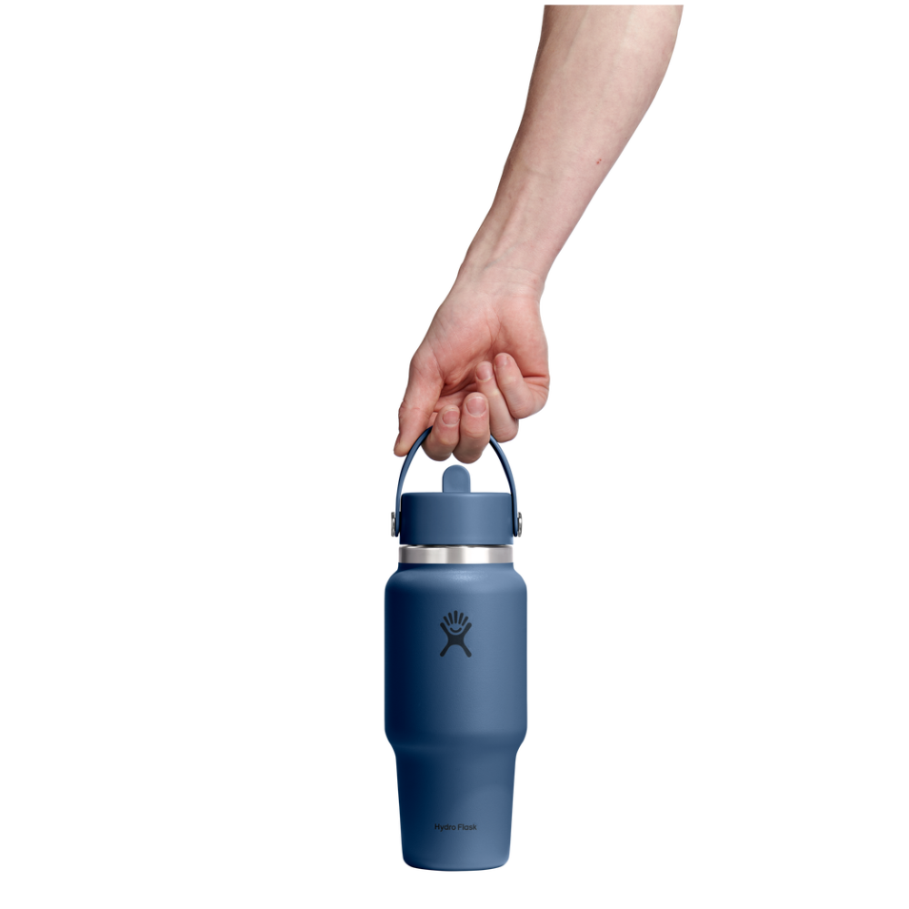 Hydro Flask Μπουκάλι Wide Mouth Flex Straw Travel 710 ml – Harbor Blue (WT24CFS384)