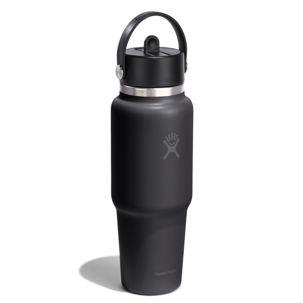 Hydro Flask Μπουκάλι Wide Mouth Flex Straw Travel 946 ml – Black (WT32CFS001)