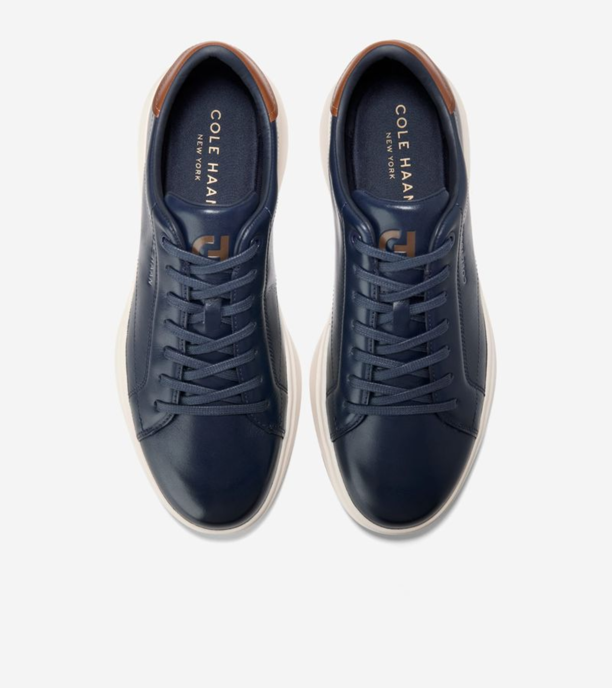 Ανδρικά GrandPrø Tennis 2.0 Sneakers Navy Blazer-British Tan-Ivory (C42754M) - Cole Haan