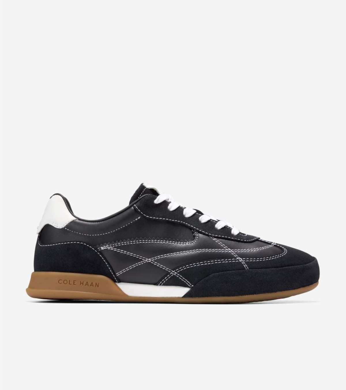 Γυναικεία GRANDPRØ Turf 2.0 Sneakers Black Suede/Leather / White Leather (W36554B) - Cole Haan