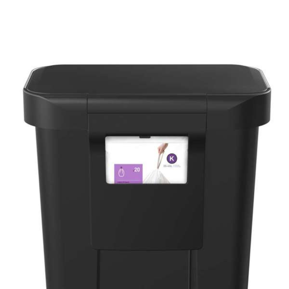 Ορθογώνιος Κάδος με Πεντάλ & Θήκη Σακούλας 45L - CW1385CB Simplehuman