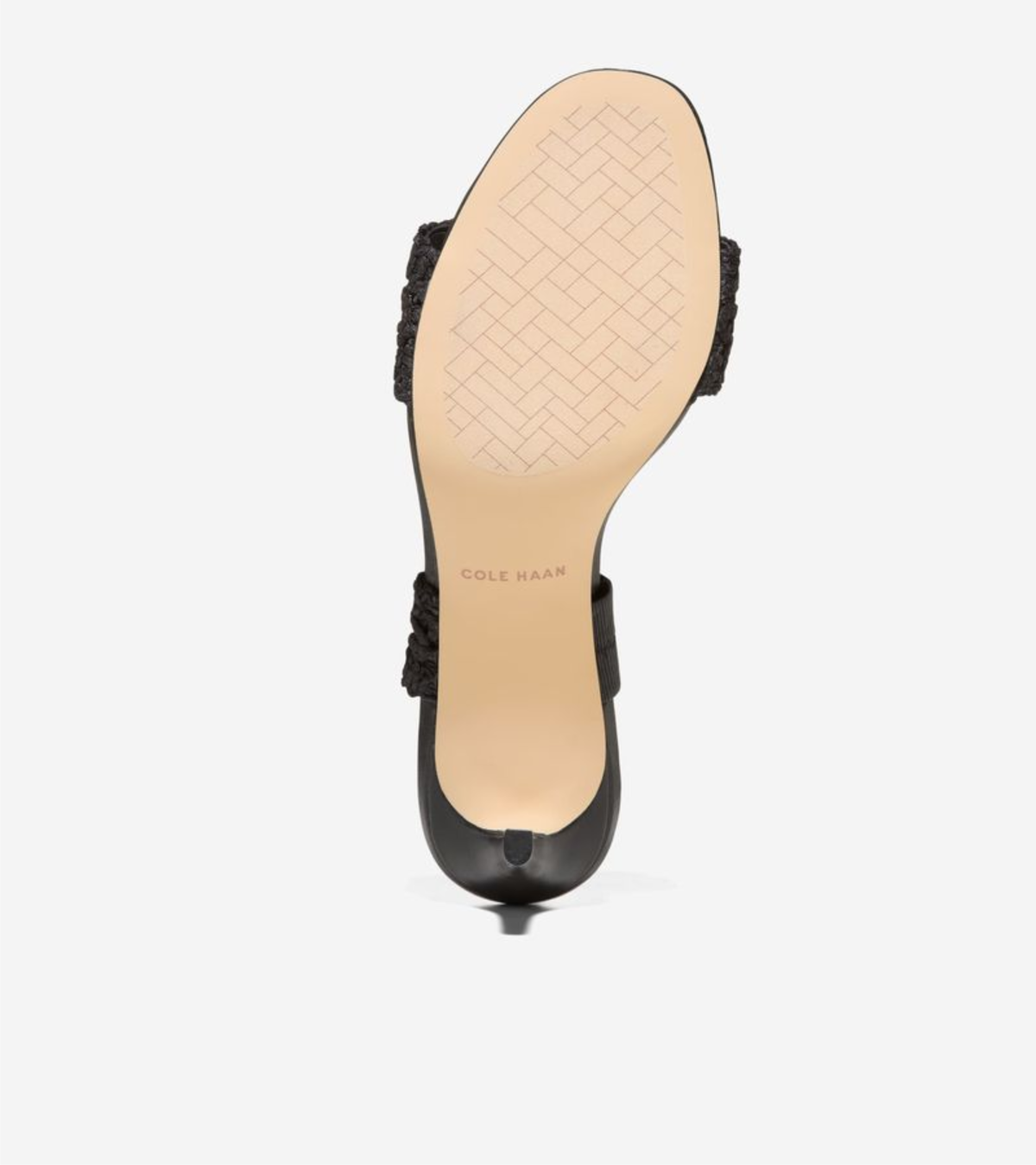 Γυναικεία Harlan Double Band Sandals Black Woven Fabric / Leather (W36806B) - Cole Haan