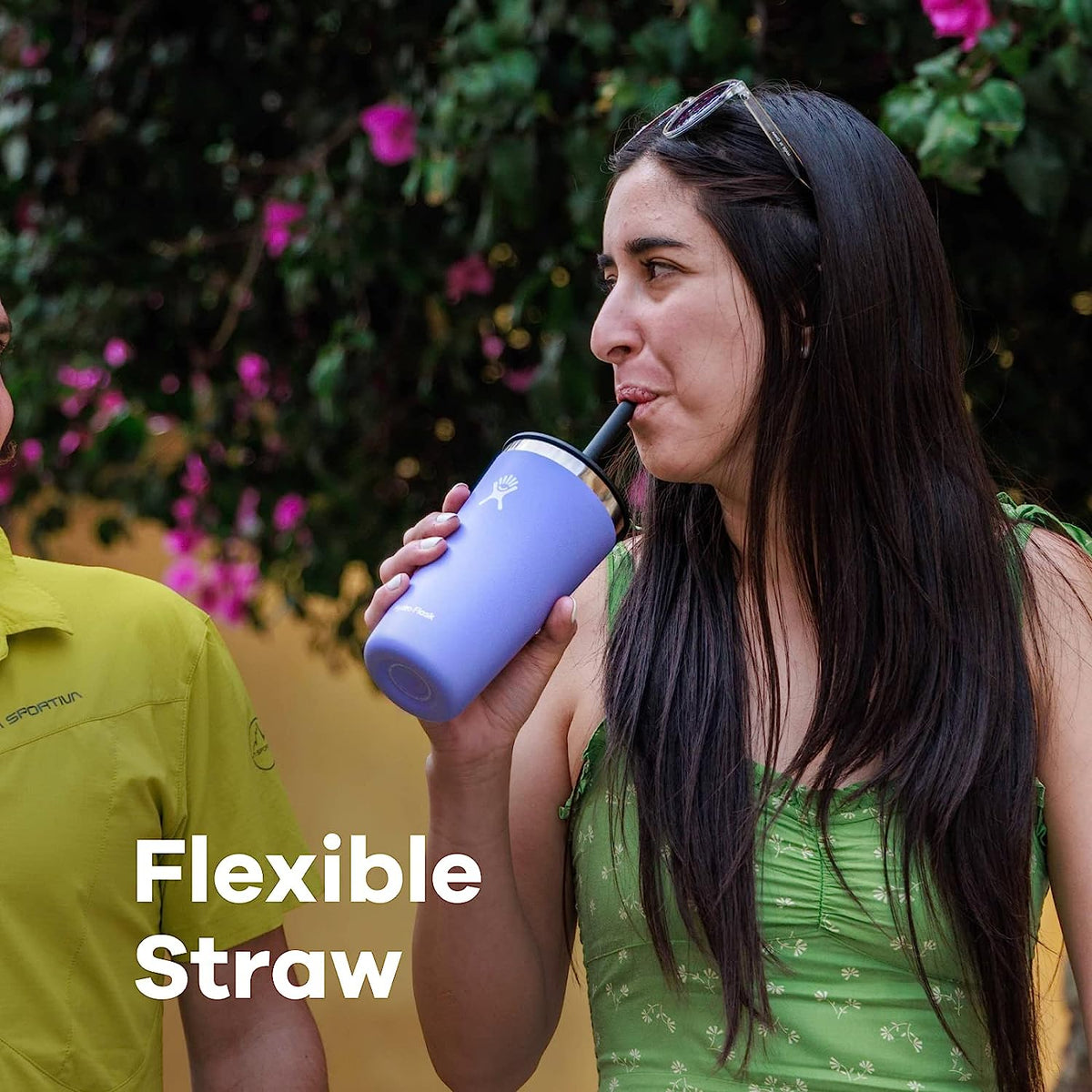 Hydro Flask Πώμα Medium Press-In Straw Lid – Μαύρο (PISLM001)