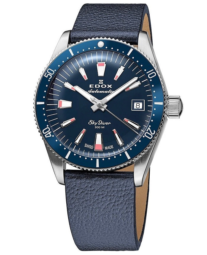 Ρολόι EDOX Skydiver Ladies SET 80131-3BUC-BUICO Automatic Γυναικείο