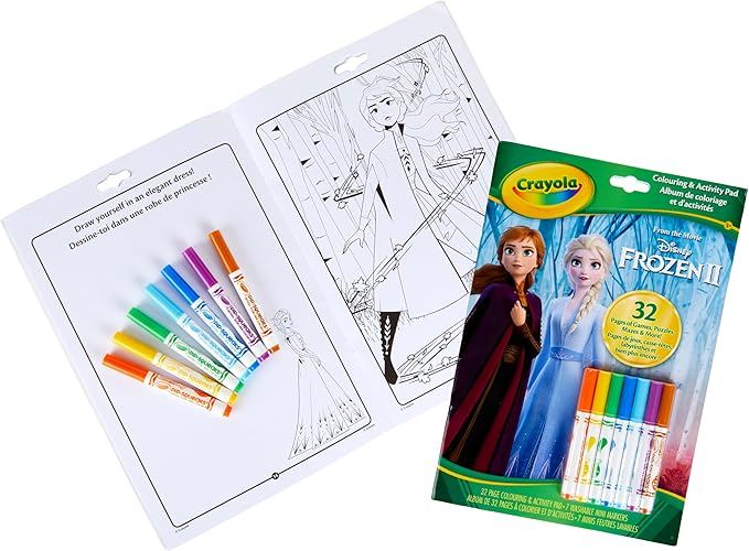 CRAYOLA COLOR &ACTIVITY PAD, DISNEY FROZEN