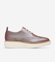 Γυναικεία ØriginalGrand Platform Wingtip Oxfords Iridescent-Ivory (W28702B) - Cole Haan