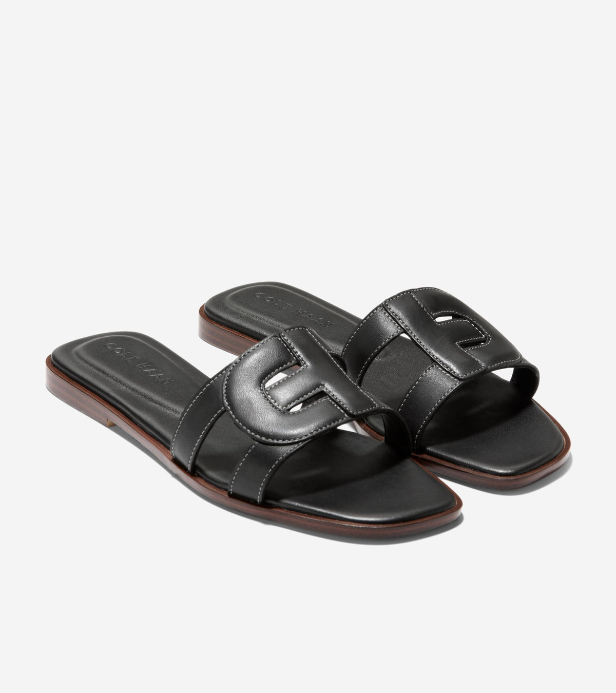 Γυναικεία Chrisee Slide Sandals Black (W29326B) - Cole Haan