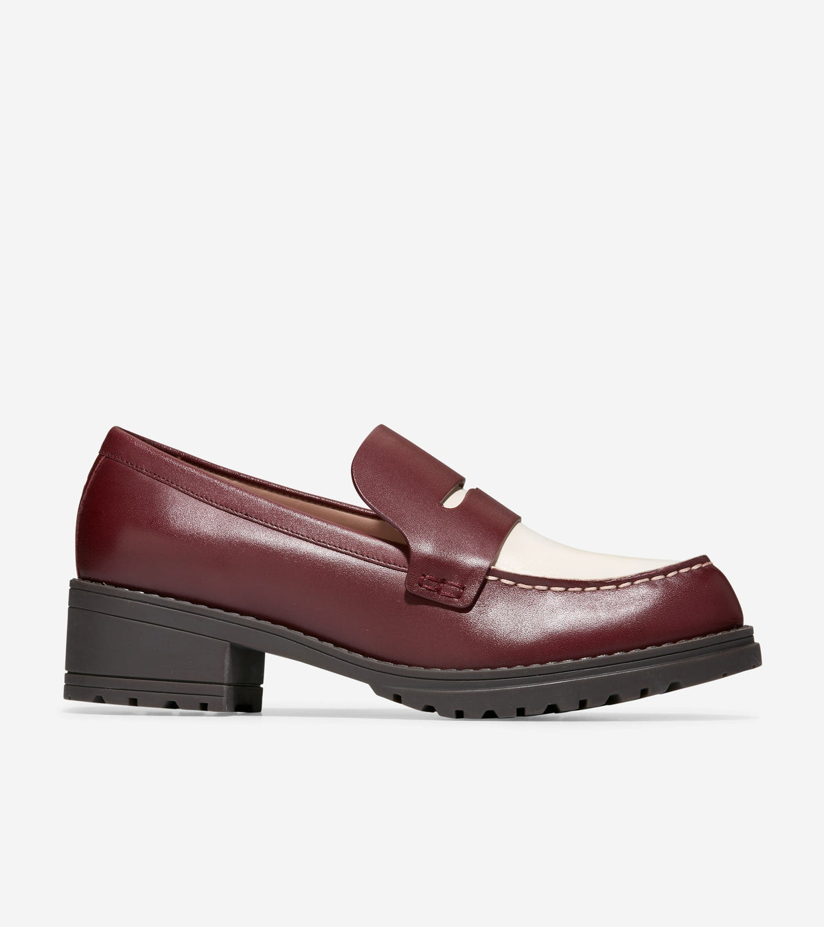 Γυναικεία Camea Penny Loafer Bloodstone-Ivory (W28817B) - Cole Haan
