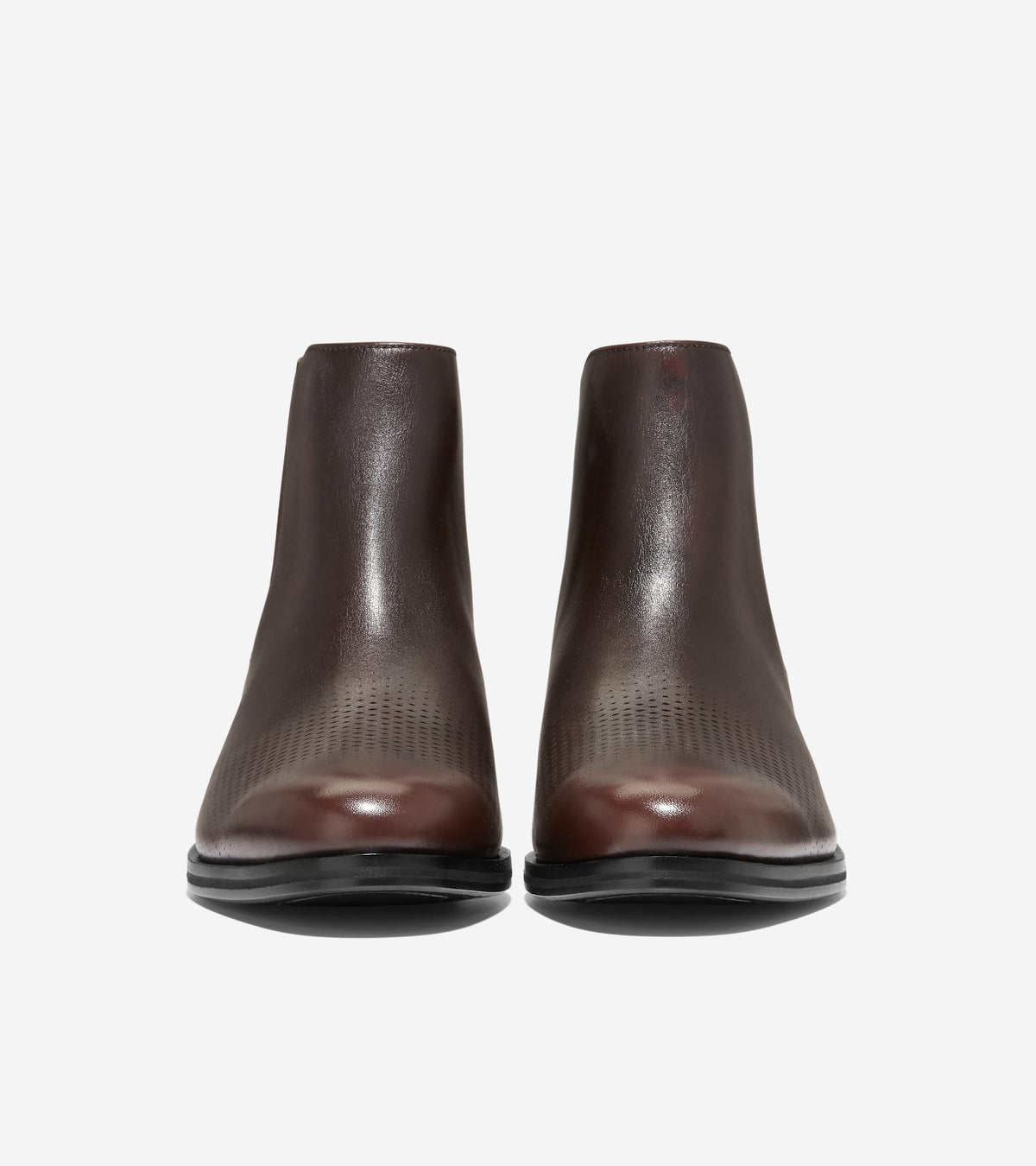 Ανδρικά Washington Grand Laser Chelsea Boots Dark Chocolate-Black (C38376M) - Cole Haan