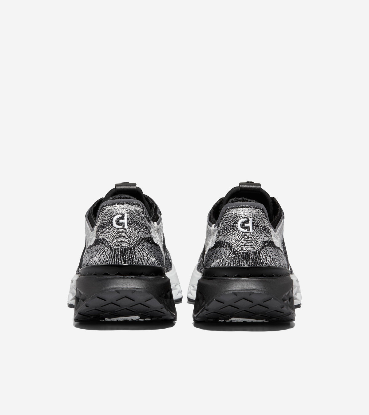Ανδρικά 5.ZERØGRAND Embrostitch Running Shoe Black-Gray Pinstripe-Optic White (C37360W) - Cole Haan