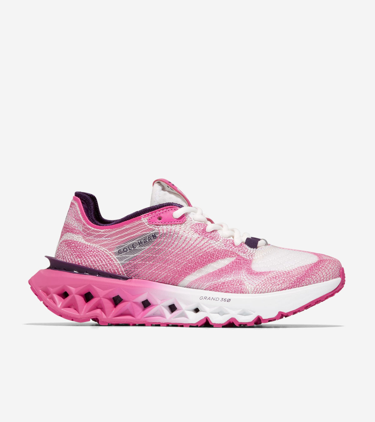 Γυναικεία 5.ZERØGRAND Embrostitch Running Sneakers Pink Yarrow-Blackberry Cordial-White Optic (W30063C) - Cole Haan
