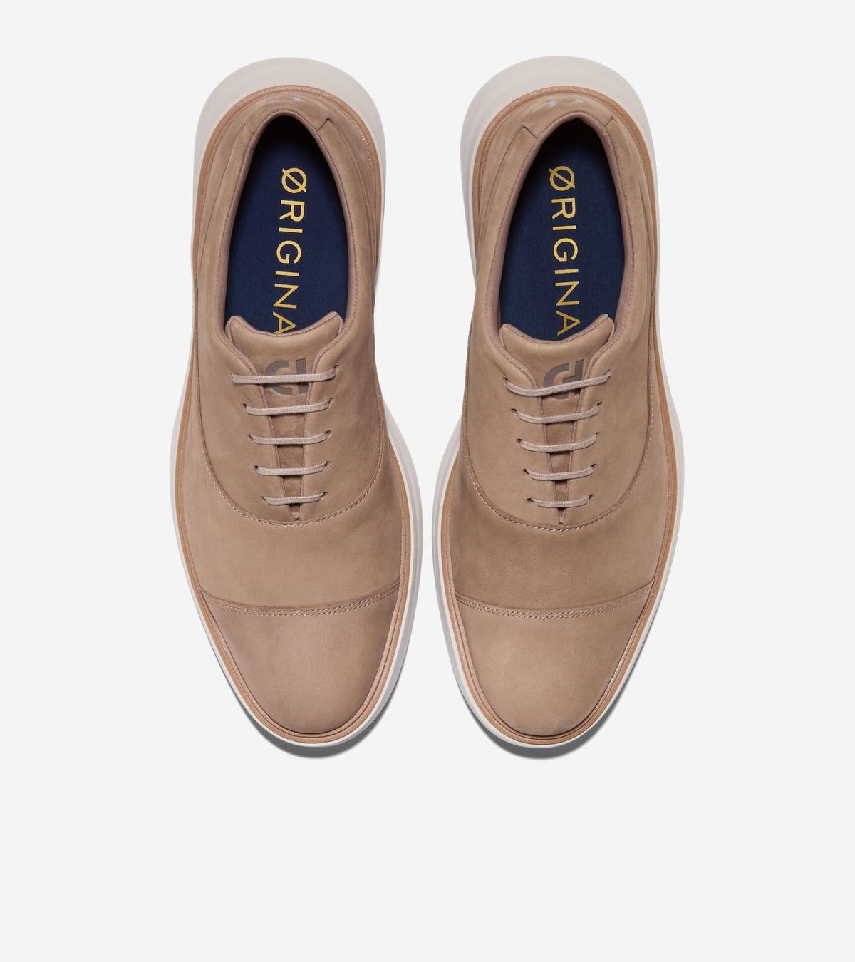 Ανδρικά ØriginalGrand CitySpectre Cap Toe Oxfords Irish Coffee-Dark Natural (C44454W) - Cole Haan